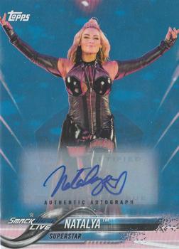 2018 Topps WWE - Autographs Blue #66 Natalya Front
