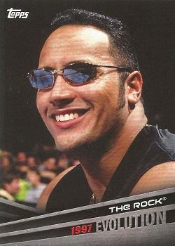 2018 Topps WWE - Evolution #E-15 The Rock Front
