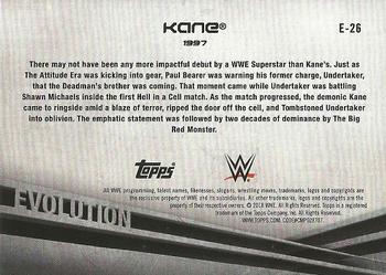 2018 Topps WWE - Evolution #E-26 Kane Back