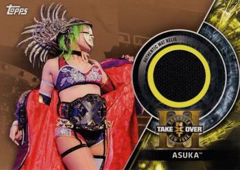 2018 Topps WWE - NXT TakeOver Brooklyn III Mat Relics Bronze #TBR-AS Asuka Front