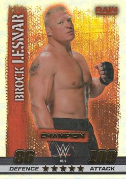 2017 Topps Slam Attax WWE 10th Edition #5 Brock Lesnar Front