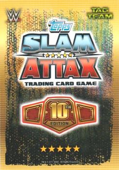 2017 Topps Slam Attax WWE 10th Edition #13 American Alpha Back