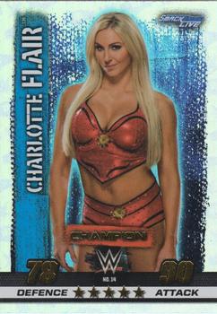 2017 Topps Slam Attax WWE 10th Edition #14 Charlotte Flair Front