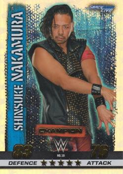 2017 Topps Slam Attax WWE 10th Edition #19 Shinsuke Nakamura Front