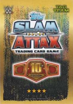 2017 Topps Slam Attax WWE 10th Edition #21 Authors Of Pain Back