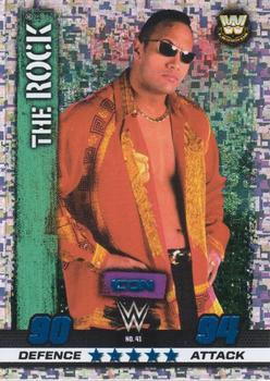 2017 Topps Slam Attax WWE 10th Edition #41 The Rock Front