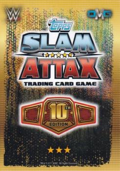 2017 Topps Slam Attax WWE 10th Edition #80 Goldberg / Kevin Owens Back