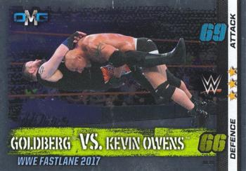 2017 Topps Slam Attax WWE 10th Edition #80 Goldberg / Kevin Owens Front
