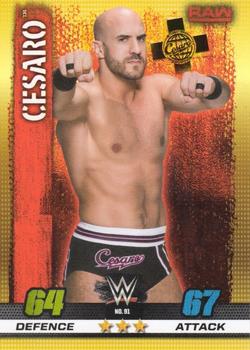 2017 Topps Slam Attax WWE 10th Edition #91 Cesaro Front