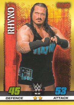 2017 Topps Slam Attax WWE 10th Edition #122 Rhyno Front