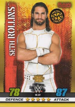 2017 Topps Slam Attax WWE 10th Edition #127 Seth Rollins Front