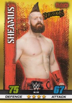 2017 Topps Slam Attax WWE 10th Edition #128 Sheamus Front