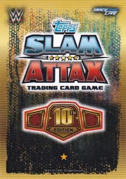 2017 Topps Slam Attax WWE 10th Edition #138 Byron Saxton Back