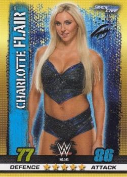2017 Topps Slam Attax WWE 10th Edition #141 Charlotte Flair Front