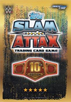 2017 Topps Slam Attax WWE 10th Edition #158 Kevin Owens Back