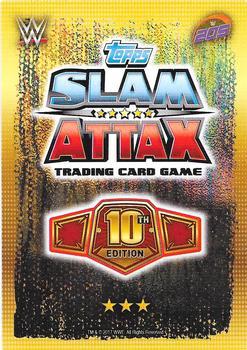 2017 Topps Slam Attax WWE 10th Edition #230 Cedric Alexander Back