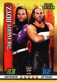 2017 Topps Slam Attax WWE 10th Edition #310 The Hardy Boyz Front