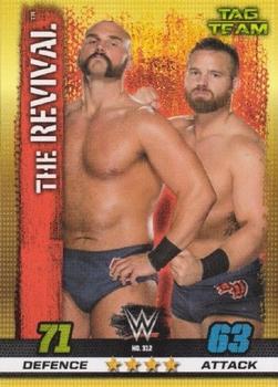 2017 Topps Slam Attax WWE 10th Edition #312 The Revival Front