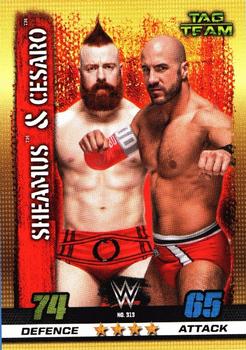 2017 Topps Slam Attax WWE 10th Edition #313 Sheamus / Cesaro Front