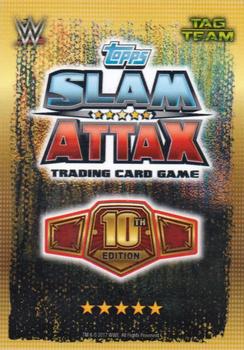 2017 Topps Slam Attax WWE 10th Edition #314 American Alpha Back