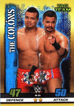 2017 Topps Slam Attax WWE 10th Edition #319 The Colons Front