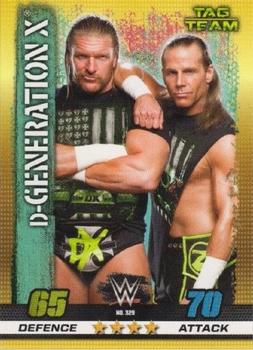 2017 Topps Slam Attax WWE 10th Edition #329 D-Generation X Front