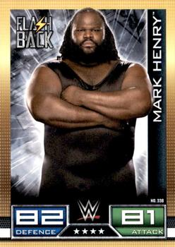 2017 Topps Slam Attax WWE 10th Edition #338 Mark Henry Front