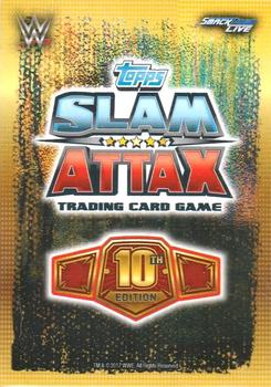 2017 Topps Slam Attax WWE 10th Edition - Collector Cards #DC1 AJ Styles Back