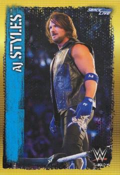 2017 Topps Slam Attax WWE 10th Edition - Collector Cards #DC1 AJ Styles Front