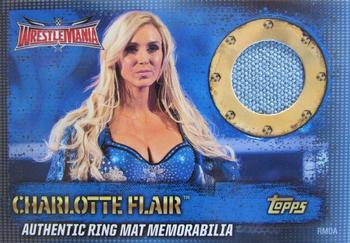 2017 Topps Slam Attax WWE 10th Edition - Ring Mat Memorabilia #RMDA Charlotte Flair Front