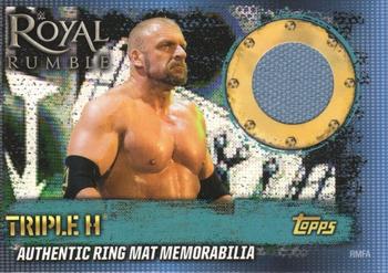 2017 Topps Slam Attax WWE 10th Edition - Ring Mat Memorabilia #RMFA Triple H Front