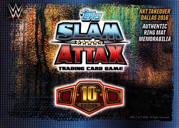 2017 Topps Slam Attax WWE 10th Edition - Ring Mat Memorabilia #RMTB Finn Balor Back
