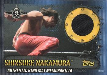 2017 Topps Slam Attax WWE 10th Edition - Ring Mat Memorabilia #RMTC Shinsuke Nakamura Front