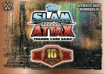 2017 Topps Slam Attax WWE 10th Edition - Shirt Memorabilia #TS1 Big Show Back