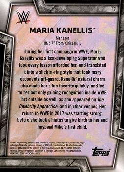 2018 Topps WWE Women's Division #17 Maria Kanellis Back