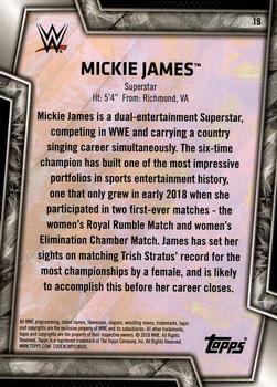 2018 Topps WWE Women's Division #19 Mickie James Back