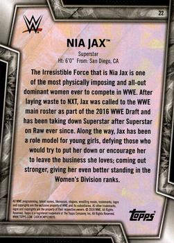2018 Topps WWE Women's Division #22 Nia Jax Back