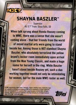 2018 Topps WWE Women's Division #43 Shayna Baszler Back
