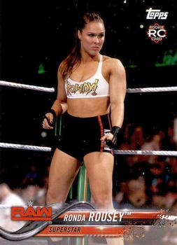 2018 Topps WWE Then Now Forever #101 Ronda Rousey Front