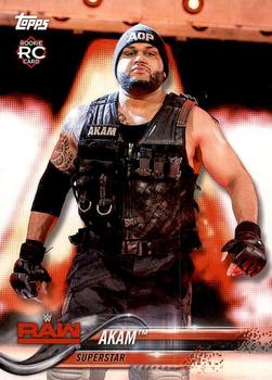 2018 Topps WWE Then Now Forever #103 Akam Front