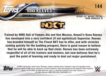 2018 Topps WWE Then Now Forever #144 Kona Reeves Back