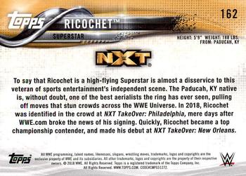2018 Topps WWE Then Now Forever #162 Ricochet Back
