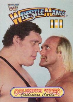 1993 Coliseum Video WWF WrestleMania #3 Hulk Hogan / Andre the Giant Front
