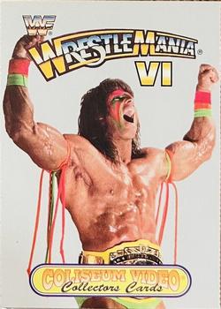 1993 Coliseum Video WWF WrestleMania #6 The Ultimate Warrior Front