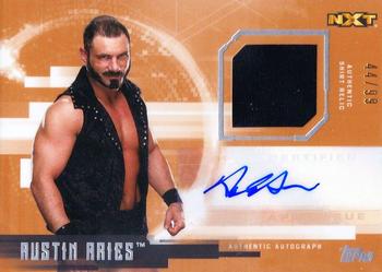 2017 Topps WWE Undisputed - Autograph Relics Bronze #UAR-AA Austin Aries Front