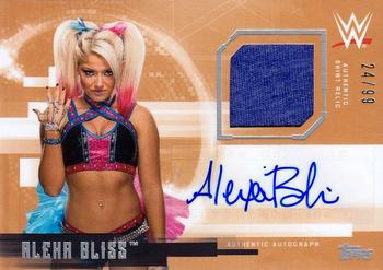 2017 Topps WWE Undisputed - Autograph Relics Bronze #UAR-AB Alexa Bliss Front