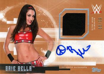 2017 Topps WWE Undisputed - Autograph Relics Bronze #UAR-BB Brie Bella Front