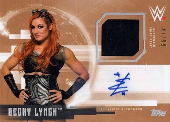 2017 Topps WWE Undisputed - Autograph Relics Bronze #UAR-BE Becky Lynch Front