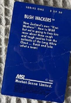 1989 Market Scene WWF Superstars of Wrestling Series 1 #8 Bushwhackers Back