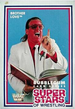1989 Market Scene WWF Superstars of Wrestling Series 1 #18 Brother Love Front
